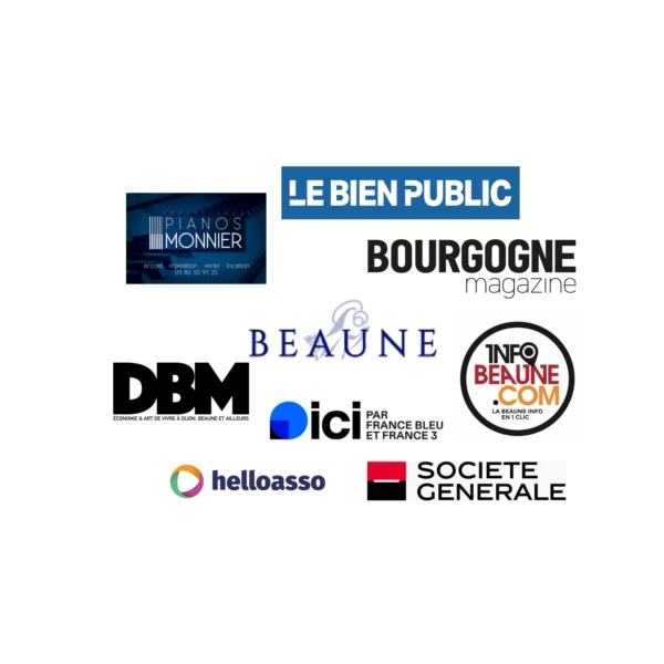 Beaune Piano Fest partner logos